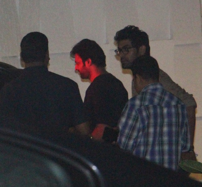 Baahubali stars Prabhas, Rana Daggubati party with B-town celebs at Karan Johar's house. Prabhas,Rana Daggubati,Karan Johar,Karan Johar house,Prabhas at Karan Johar's house,Rana Daggubati at Karan Johar's house