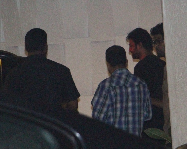 Baahubali stars Prabhas and Rana Daggubati gathered at director Karan Johar’s house to party with B-town celebs in Mumbai. Prabhas,Rana Daggubati,Karan Johar,Karan Johar house,Prabhas at Karan Johar's house,Rana Daggubati at Karan Johar's house