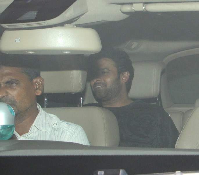 Baahubali stars Prabhas and Rana Daggubati gathered at director Karan Johar’s house to party with B-town celebs in Mumbai on 19th June 2017. Prabhas,Rana Daggubati,Karan Johar,Karan Johar house,Prabhas at Karan Johar's house,Rana Daggubati at Karan Johar's house