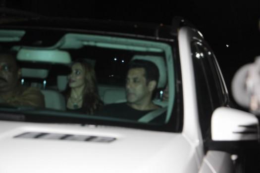 Indian film Actor Salman Khan's Tubelight screening for Family & Friends.