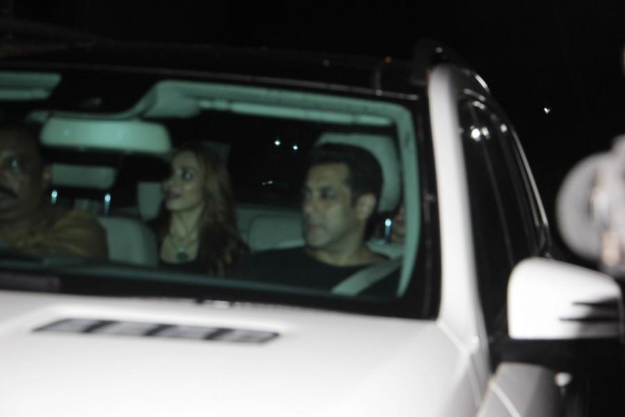 Indian film Actor Salman Khan's Tubelight screening for Family & Friends. Salman Khan,actor Salman Khan,Tubelight screening,Tubelight special screening,Tubelight special screening pics,Tubelight special screening images,Tubelight special screening stills,Tubelight special screening pictures,Tubelight special screening photos