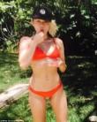 American singer Miley Ray Cyrus looks stunning as she celebrates the first day of summer.