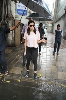 Bollywood actress Alia Bhatt spotted at Vishesh Films in Khar.