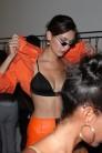 Bella Hadid flaunts her MAJOR cleavage in plunging bra as she flaunts sensational figure.