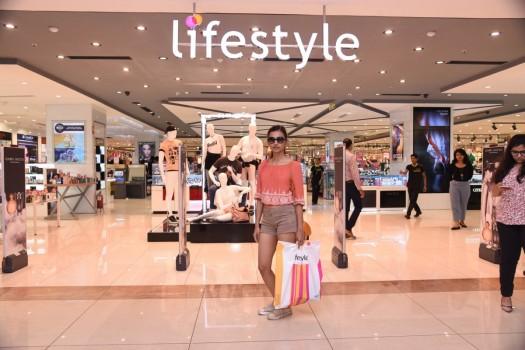 Bollywood Actress Radhika Apte spotted at Lifestyle showroom.