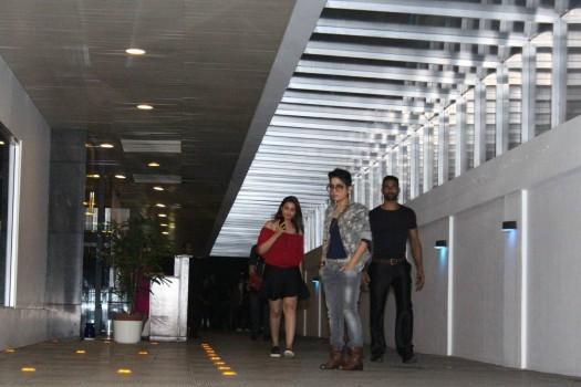 Bollywood actress Parineeti Chopra spotted at Hakkasan restaurant at Bandra.