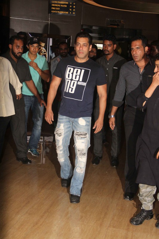 Bollywood actor Salman Khan during the announcement of the association with Being Human Foundation and PVR Cinemas, in Mumbai on June 23, 2017. Being Human Foundation,Salman Khan,actor Salman Khan,PVR Cinemas