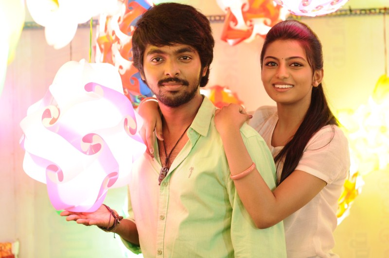 GV Prakash and Anandi GV Prakash,Trisha Illana Nayanthara,Trisha Illana Nayanthara movie stills,Trisha Illana Nayanthara movie pics,Trisha Illana Nayanthara movie images,Anandi