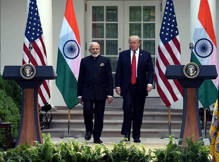 India and the US on Monday reiterated their commitment to cooperate in the fight against international terrorism even as the two sides agreed to boost economic cooperation following the first ever meeting between Prime Minister Narendra Modi and President Donald Trump. "Fighting against terrorism and destroying the hideouts of the terrorists will be an important part of our mutual cooperation," Modi said while jointly addressing the media with Trump following delegation-level talks. "We will enhance the intelligence exchange to boost coordination to address our common concerns over terrorism and will deepen our policy coordination accordingly," he said. Modi added that both the nations had agreed to increase their cooperation to tackle global challenges like increasing radicalisation, extremism and terrorism. Narendra Modi meets US President Donald Trump,Narendra Modi meets Donald Trump,Narendra Modi,Donald Trump,Narendra Modi with Donald Trump,Narendra Modi at White House