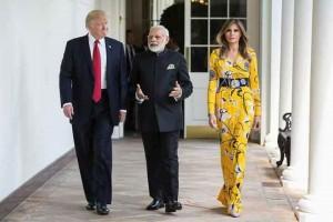 Narendra Modi meets US President Donald Trump,Narendra Modi meets Donald Trump,Narendra Modi,Donald Trump,Narendra Modi with Donald Trump,Narendra Modi at White House