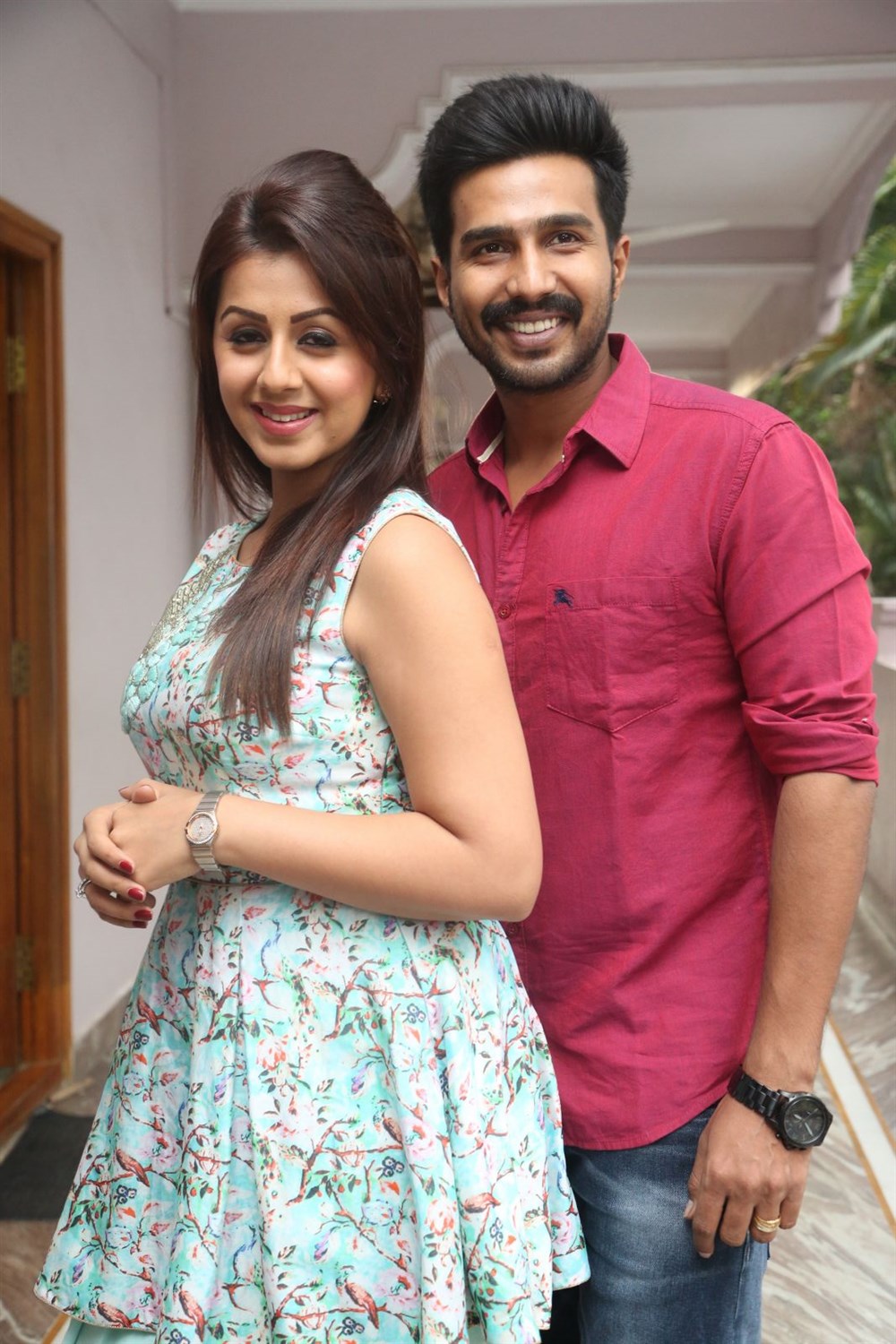 Vishnu Vishal and Nikki Galrani at Premaleela Pelligola Movie Trailer Launch. Premaleela Pelligola Trailer,Premaleela Pelligola,Premaleela Pelligola Trailer Launch,Vishnu Vishal,Nikki Galrani,Paras Jain,K Atchi Reddy,SV Krishna Reddy,Premaleela Pelligola Trailer Launch pics,Premaleela Pelligola Trailer Launch images,Premaleela Pell