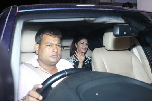 Jacqueline Fernandez spotted at Salman Khan's Ramdan 2017 Party.