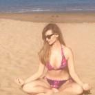 Catherine Tyldesley flashes major cleavage.