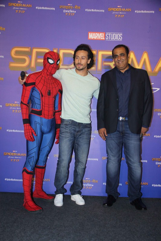 Tiger Shroff, who has voiced Spider-Man in the Hindi version of film 'Spider-Man: Homecoming. Tiger Shroff,actor Tiger Shroff,Spider-Man,Hindi version of film Spider-Man