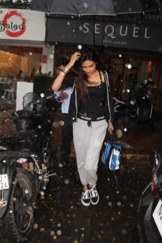 Bollywood Actress Athiya Shetty spotted at Bandra Restaurant.