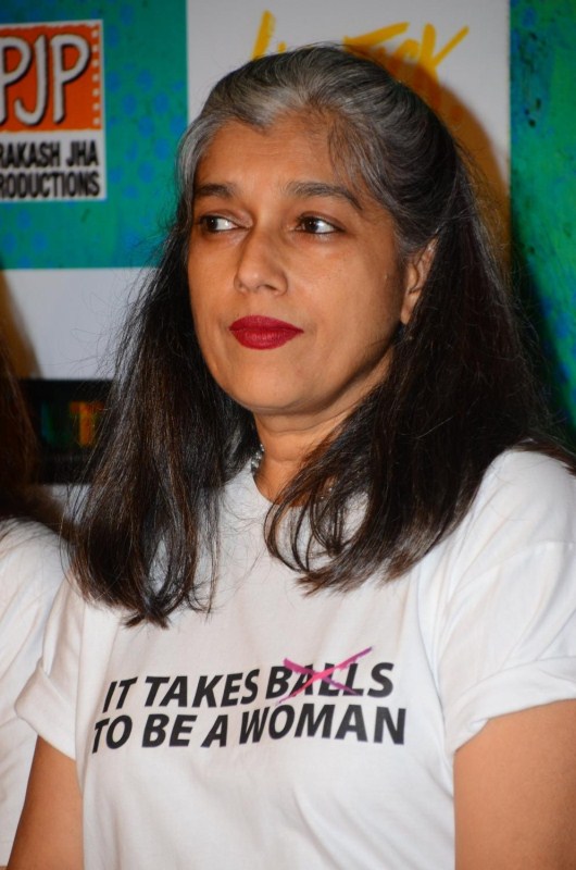 Bollywood actress Ratna Pathak Shah during the trailer launch of upcoming film "Lipstick Under My Burkha", in Mumbai on June 27, 2017. Lipstick Under My Burkha,Lipstick Under My Burkha trailer,Lipstick Under My Burkha trailer launch,Lipstick Under My Burkha trailer launch pics,Lipstick Under My Burkha trailer launch images,Lipstick Under My Burkha trailer launch stills,Lipstick Under My
