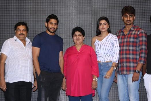 Telugu movie Vaishakham press meet held at Hyderabad. Celebs like Naga Chaitanya, Harish, Avanthika Mishra, Jaya B, BA Raju, Venkata Subba Rao, Bhadram at the event.