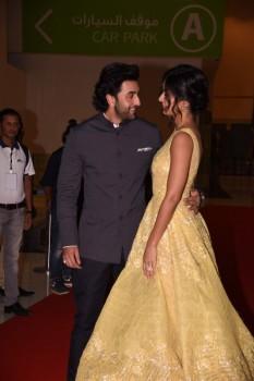 Bollywood actor Ranbir Kapoor and Katrina Kaif spotted at SIIMA 2017.