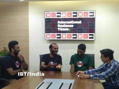 Actor-Director Raj Shetty, Producer Sivan Prasad and Music Director Midhun Mukundhan in conversation with Prakash Upadhyaya, Senior Correspondent, International Business Times, India