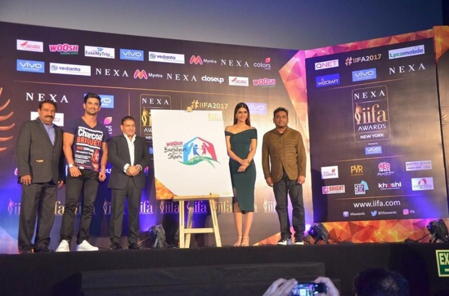 The enthusiasm is palpable across the world as preparations are well underway for the 18th Edition of the International Indian Film Academy (IIFA), to be held from 13th – 15th July 2017 in the host city of New York. Kriti Sanon,Sushant Singh Rajput,AR Rahman,IIFA Awards press conference,IIFA Awards,IIFA Awards press conference pics,IIFA Awards press conference images,IIFA Awards press conference stills,IIFA Awards press conference pictures,IIFA Awards press conferenc