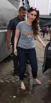 Bollywood actress Kareena Kapoor Khan spotted at the Mehboob Studio.