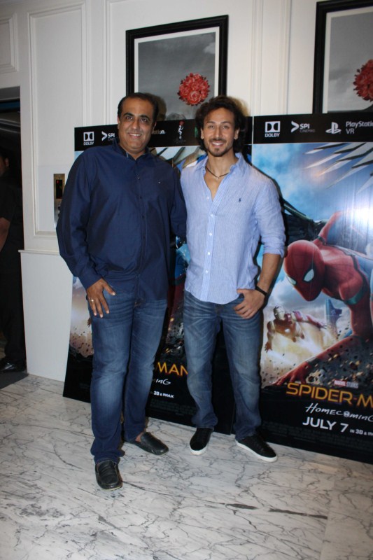 Bollywood actor Tiger Shroff attends Spider-Man Homecoming special screening on 04th July 2017. Tiger Shroff,Spider-Man Homecoming,Spider-Man Homecoming special screening,Spider-Man Homecoming special screening pics,Spider-Man Homecoming special screening images,Spider-Man Homecoming special screening stills,Spider-Man Homecoming special screening p