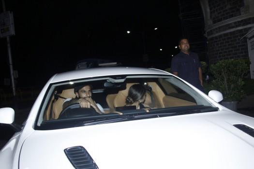 Ranveer Singh took Deepika Padukone out on his Birthday in a brand new Aston Martin.