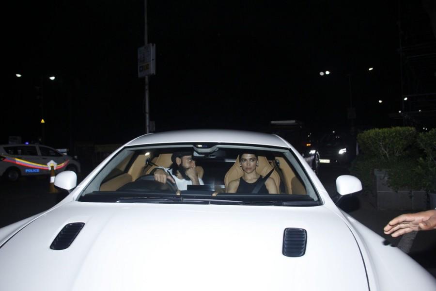 Ranveer Singh took girlfriend Deepika Padukone out on his Birthday in a brand new Aston Martin. Ranveer Singh,Deepika Padukone,Ranveer Singh and Deepika Padukone,Deepika Padukone and Ranveer Singh,Aston Martin,Ranveer Singh takes Deepika Padukone in Aston Martin