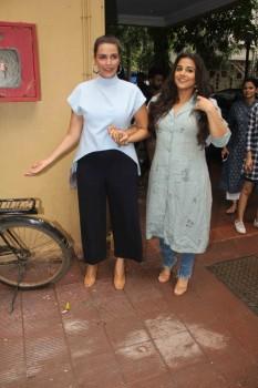 Actress Vidya Balan at No Filter with Neha Show in Mumbai.