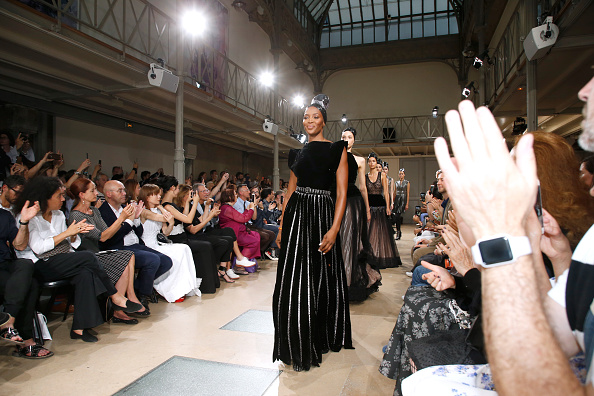 The 47-year-old, who walked the ramp on Wednesday, first appeared in one of the Tunisian-born couturier's shows over three decades ago when she was just 16, reports dailymail.co.uk. Naomi Campbell,Naomi Campbell catwalk,Naomi Campbell's surprise catwalk,Naomi Campbell at Paris Haute Couture Fashion Week,Paris Haute Couture Fashion Week,Naomi Campbell new pics,Naomi Campbell new images,Naomi Campbell new stills,Naomi Campbell new