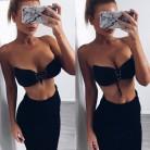 Skye Wheatley flaunts her artificial assets in bikini.