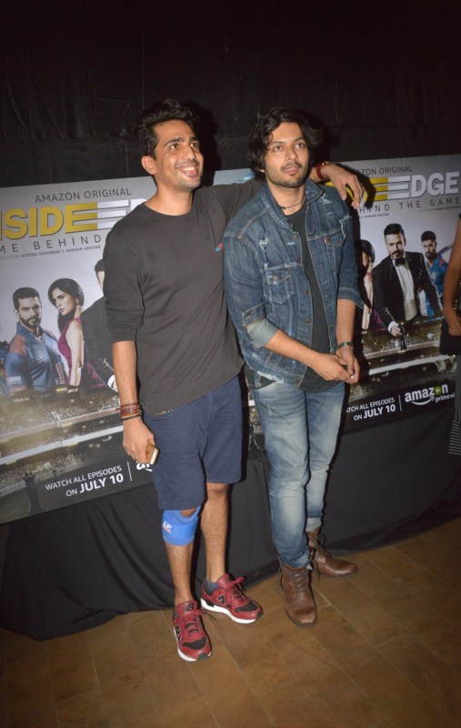Excel Media & Entertainment, a division of Excel Entertainment, one of the leading production houses of Bollywood that are widely known for their much-acclaimed films like Dil Chahta Hai, Lakshya, Rock On, Dil Dhadakne Do and Zindagi Na Milegi Dobara, collaborated with Amazon Prime Video to develop original content for the OTT service! This association marks the first of its kind wherein one of India's leading production houses will join hands with world’s leading OTT content providers. Richa Chadha,Vivek Oberoi,Tanuj Virwani,Sayoni Gupta,Siddhant Chaturvedi,Sanjay Suri,Jitin Gulati,Ali Fazal,Gulshan Devaiah,Inside Edge,Inside Edge special screening,Inside Edge special screening pics,Inside Edge special screening images,Inside Edge speci