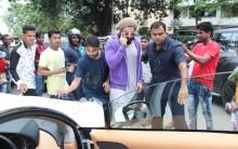 Bollywood's hot hunk Ranveer Singh snapped at Bandra.