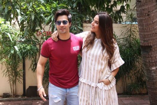 Varun Dhawan snapped at 'No Filter with Neha Show' in Mumbai.