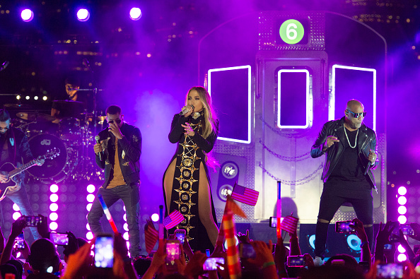 (l-r) Alexander Delgado of Gente De Zona, Jennifer Lopez, and Randy Malcom of Gente De Zona rehearse ?NI TU NI YO? for the 2017 'Macy's Fourth of July Fireworks Spectacular'. Jennifer Lopez,Jennifer Lopez wardrobe malfunction,Jennifer Lopez bikini pics,Jennifer Lopez bikini images,Jennifer Lopez bikini stills,Jennifer Lopez curves,Jennifer Lopez curves pics,Jennifer Lopez flaunts curves,Jennifer Lopez curves pics,Jennifer Lope