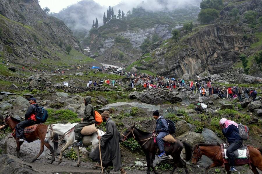 On Saturday, the Amarnath yatra was suspended from Jammu side due to law and order situation in the Kashmir Valley which was under curfew in the wake of the death anniversary of militant commander Burhan Wani. Amarnath Yatra,Amarnath Yatra Attack,Amarnath Yatra Pilgrim Attack,Amarnath Yatra Terrorist Attack,Amarnath yatra terrorists,Jammu and Kashmir