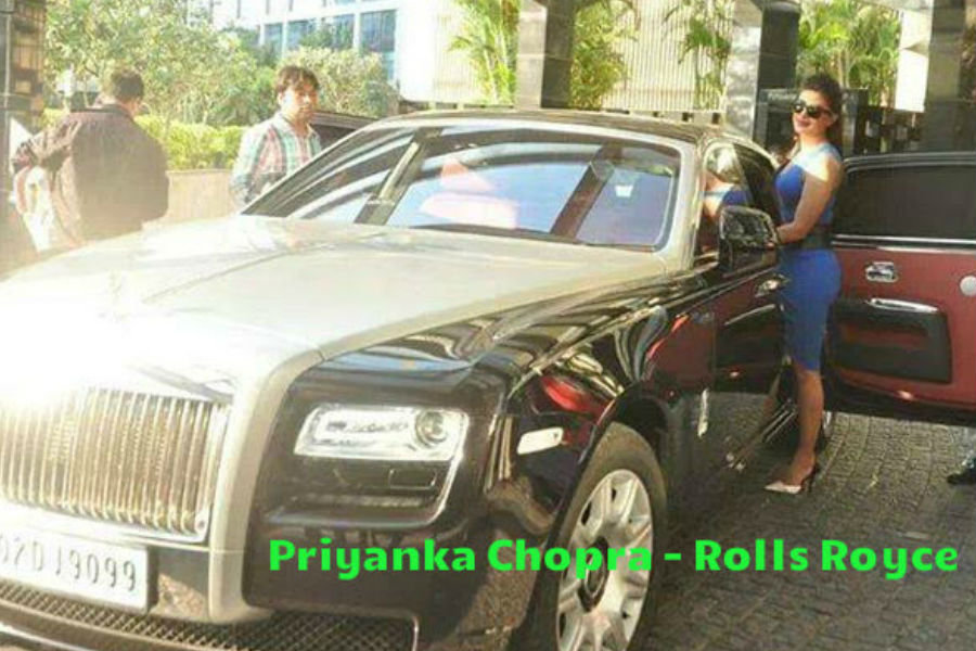 Priyanka Chopra - Rolls Royce. Alia Bhatt,Arjun Kapoor,Kriti Sanon,Parineeti Chopra,Deepika Padukone,Priyanka Chopra,Katrina Kaif,Ranbir Kapoor,celebs favorite car,Bollywood celebs favorite car,celebs car
