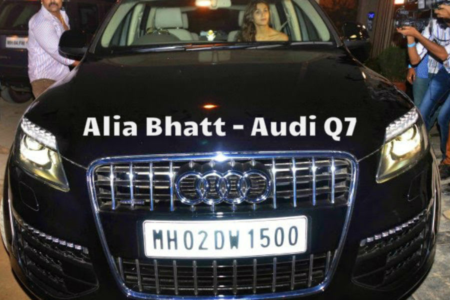 Alia Bhatt - Audi Q7. Alia Bhatt,Arjun Kapoor,Kriti Sanon,Parineeti Chopra,Deepika Padukone,Priyanka Chopra,Katrina Kaif,Ranbir Kapoor,celebs favorite car,Bollywood celebs favorite car,celebs car