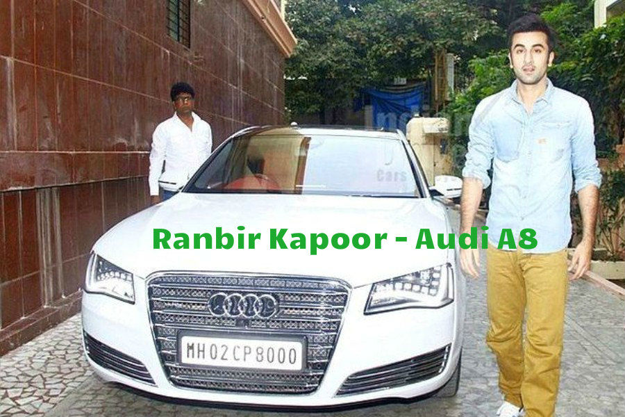 Ranbir Kapoor - Audi A8. Alia Bhatt,Arjun Kapoor,Kriti Sanon,Parineeti Chopra,Deepika Padukone,Priyanka Chopra,Katrina Kaif,Ranbir Kapoor,celebs favorite car,Bollywood celebs favorite car,celebs car