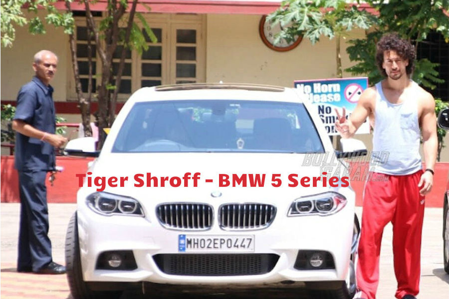 Tiger Shroff - BMW 5 Series. Alia Bhatt,Arjun Kapoor,Kriti Sanon,Parineeti Chopra,Deepika Padukone,Priyanka Chopra,Katrina Kaif,Ranbir Kapoor,celebs favorite car,Bollywood celebs favorite car,celebs car