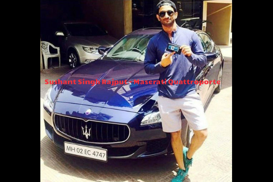 Sushant Singh Rajput - Maserati Quattroporte. Alia Bhatt,Arjun Kapoor,Kriti Sanon,Parineeti Chopra,Deepika Padukone,Priyanka Chopra,Katrina Kaif,Ranbir Kapoor,celebs favorite car,Bollywood celebs favorite car,celebs car