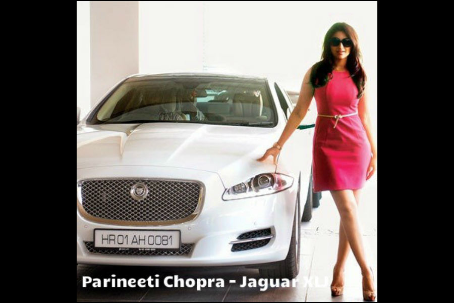 Parineeti Chopra - Jaguar XLJ. Alia Bhatt,Arjun Kapoor,Kriti Sanon,Parineeti Chopra,Deepika Padukone,Priyanka Chopra,Katrina Kaif,Ranbir Kapoor,celebs favorite car,Bollywood celebs favorite car,celebs car