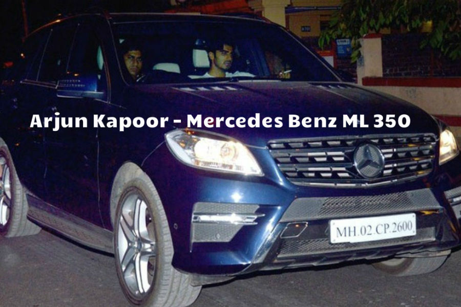 Arjun Kapoor - Mercedes Benz ML 350. Alia Bhatt,Arjun Kapoor,Kriti Sanon,Parineeti Chopra,Deepika Padukone,Priyanka Chopra,Katrina Kaif,Ranbir Kapoor,celebs favorite car,Bollywood celebs favorite car,celebs car