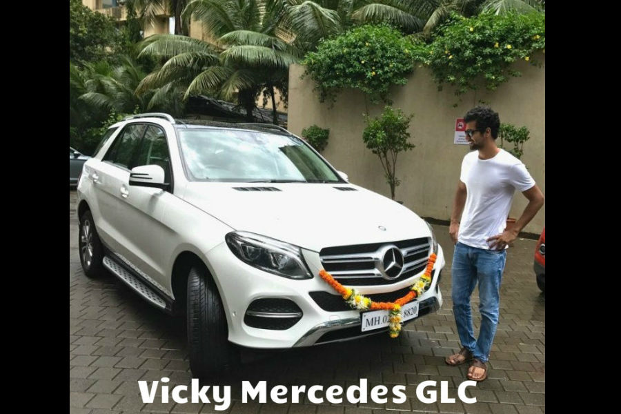 Vicky - Mercedes GLC. Alia Bhatt,Arjun Kapoor,Kriti Sanon,Parineeti Chopra,Deepika Padukone,Priyanka Chopra,Katrina Kaif,Ranbir Kapoor,celebs favorite car,Bollywood celebs favorite car,celebs car