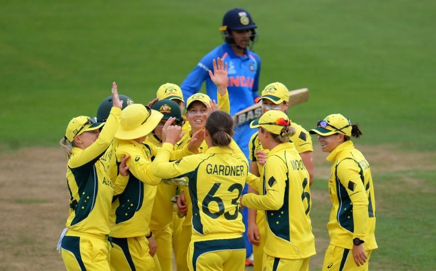 Brief Scores: India 226-7 (Punam Raut 106, Mithali Raj 69, Harmanpreet Kaur 23, Ellyse Perry 2/37) lose to Australia 227/2 (Meg Lanning 76 not out, Ellyse Perry 60 not out, Beth Mooney 45) by 8 wickets. Australia beat India,Australia vs India,Women's World Cup,ICC Women's World Cup 2017,Women's World Cup semifinal,Womens World Cup