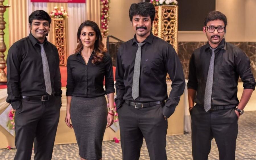 Sathish, Nayanthara, Sivakarthikeyan and RJ Balaji. Sivakarthikeyan,Nayanthara,RJ Balaji,Sivakarthikeyan and Nayanthara,Velaikkaran stills,Velaikkaran movie stills,Velaikkaran movie pics,Velaikkaran movie images,Velaikkaran movie pictures,Velaikkaran movie photos