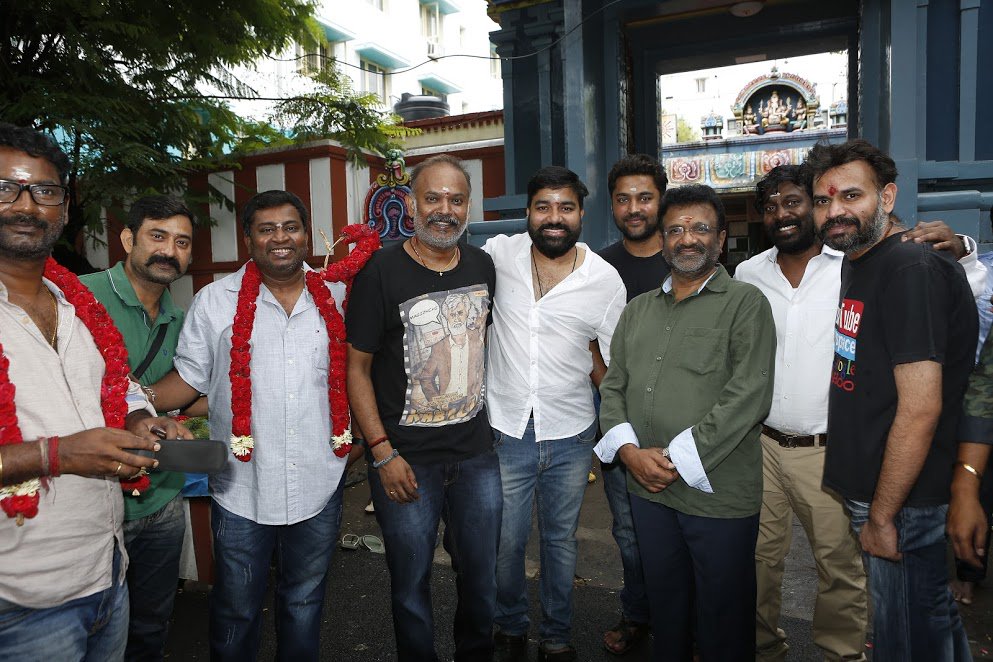 Director Venkat Prabhu's Party movie launch held in Chennai on 12th July 2017. Shiva,Amma Creations T Siva,Kayal Chandran,Premji Amaran,Nithin Sathya,Aravind Akash,Vijay Vasanth,Praveen KL,Party movie pooja,Party movie launch,Party movie pooja pics,Party movie pooja images,Party movie pooja stills,Party movie pooja pictures,Party mo