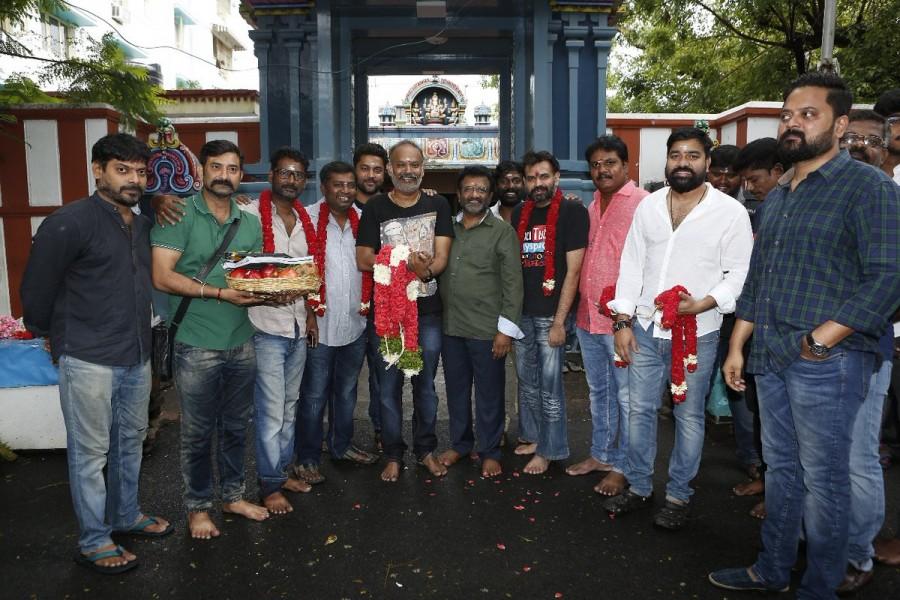 Celebs like Shiva, Amma Creations T Siva, Kayal Chandran, Premji Amaran, Nithin Sathya, Aravind Akash, Vijay Vasanth, Praveen KL at the event. Shiva,Amma Creations T Siva,Kayal Chandran,Premji Amaran,Nithin Sathya,Aravind Akash,Vijay Vasanth,Praveen KL,Party movie pooja,Party movie launch,Party movie pooja pics,Party movie pooja images,Party movie pooja stills,Party movie pooja pictures,Party mo