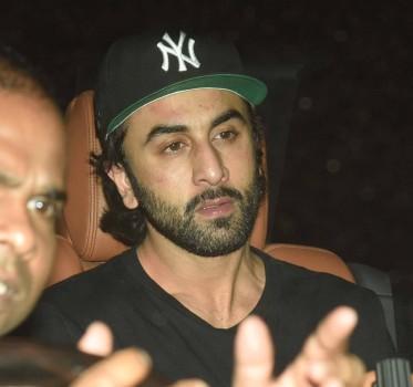 Ranbir Kapoor spotted during the special screening of film 