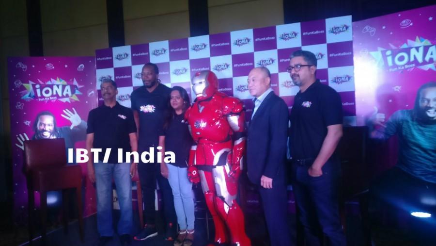 West Indies aggressive batsman Chris Gayle at an event in Bangalore. Chris Gayle,Chris Gayle in Bangalore,Chris Gayle in Bengaluru